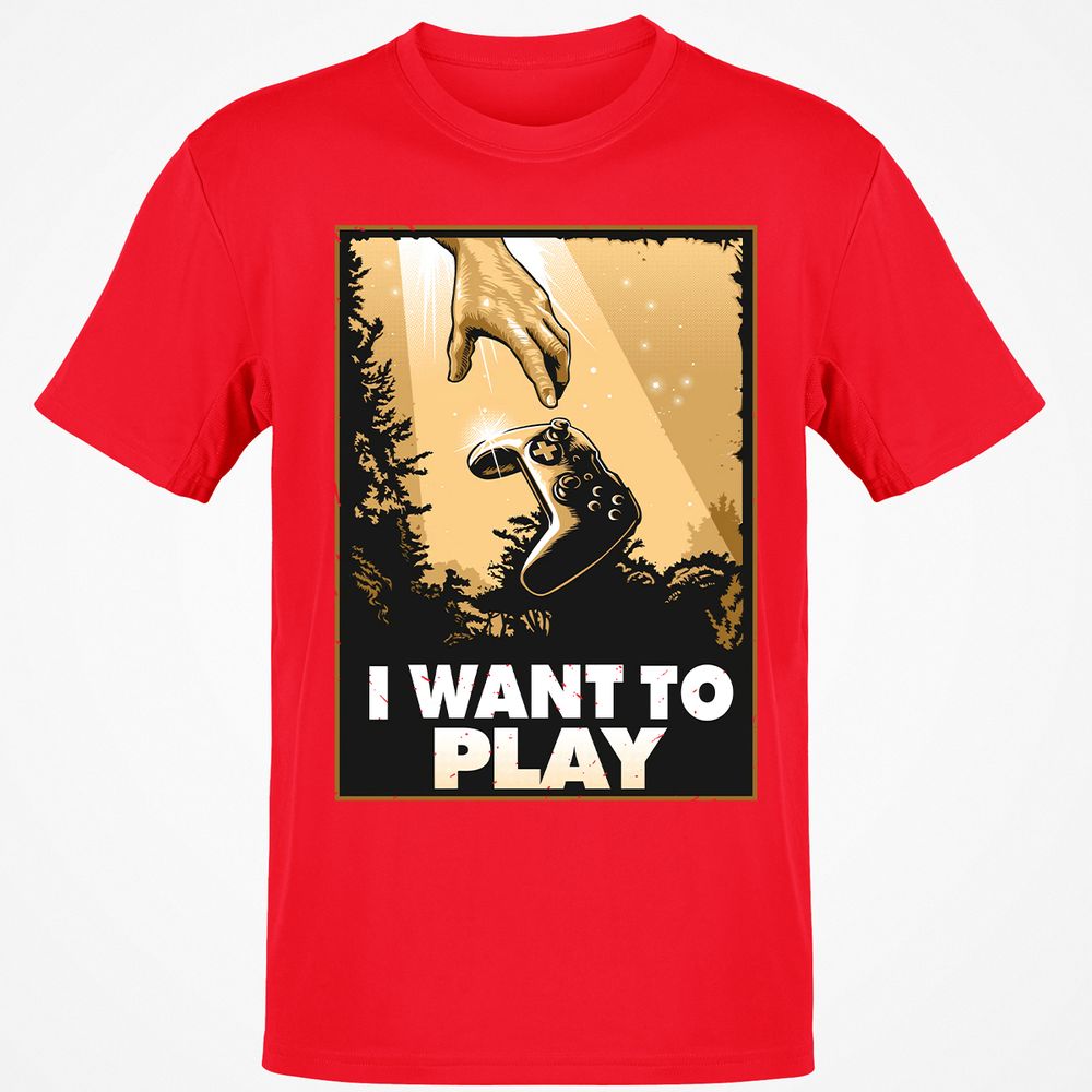Classic Unisex T-Shirt - E7CL8MY7 - Red - 10
