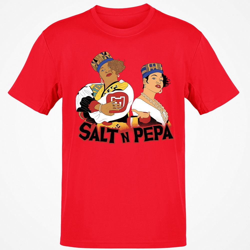 Classic Unisex T-Shirt - White - Red - 10