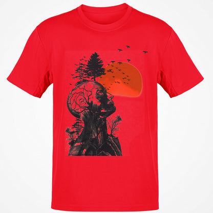 Classic Unisex T-Shirt - WZW1C5GD - Red - 10