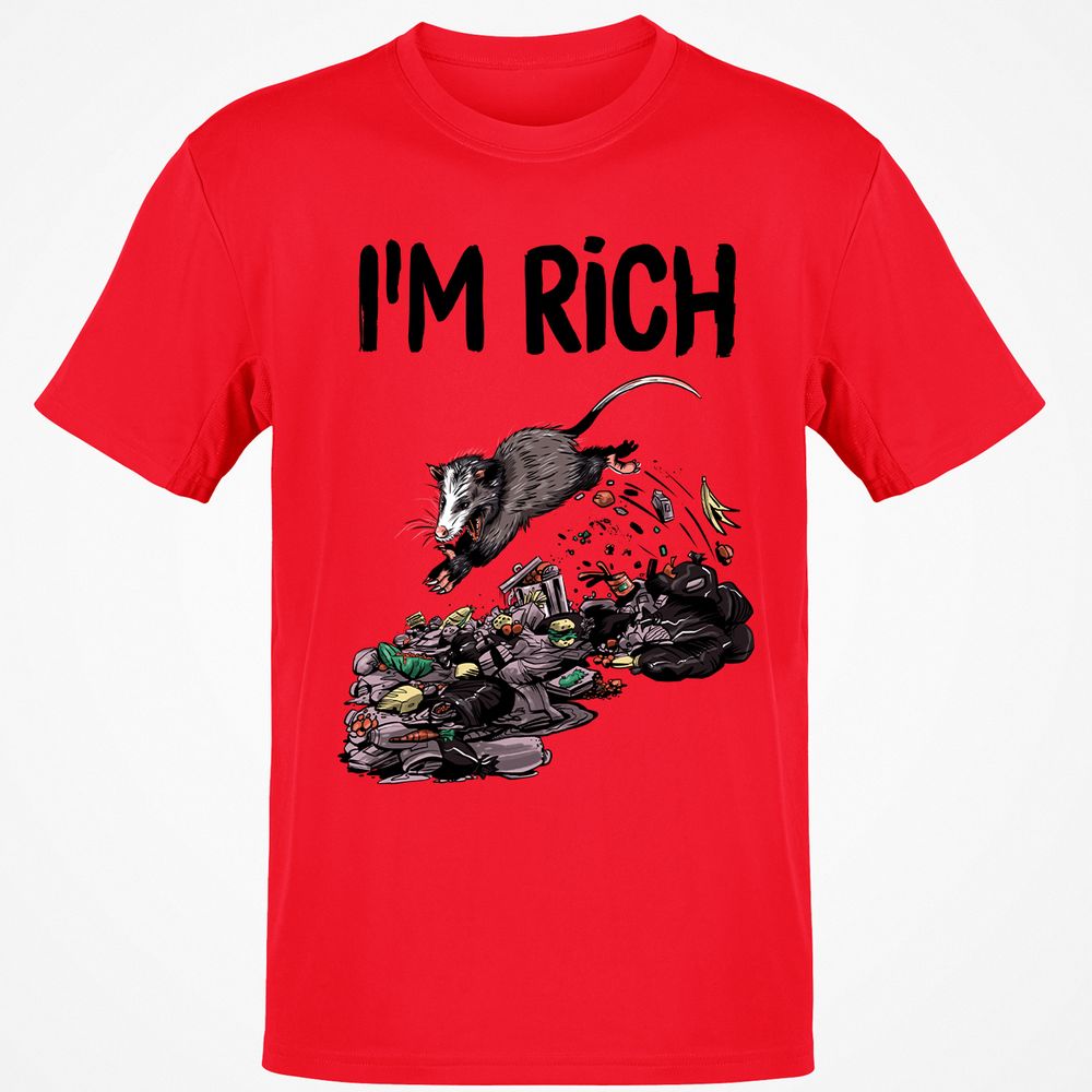 Classic Unisex T-Shirt - CRDCDZY1 - Red - 10