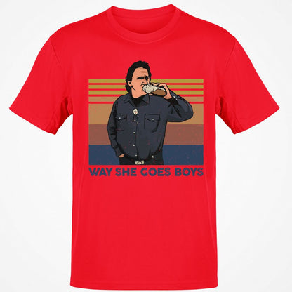 Classic Unisex T-Shirt - ZAH11RNM - Red - 10