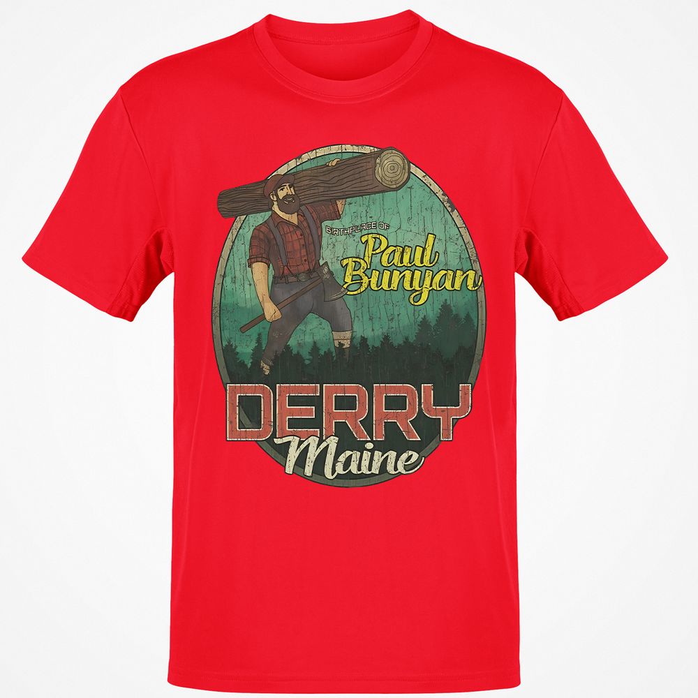 Derry Birthplace of Paul Bunyan - Red - 10