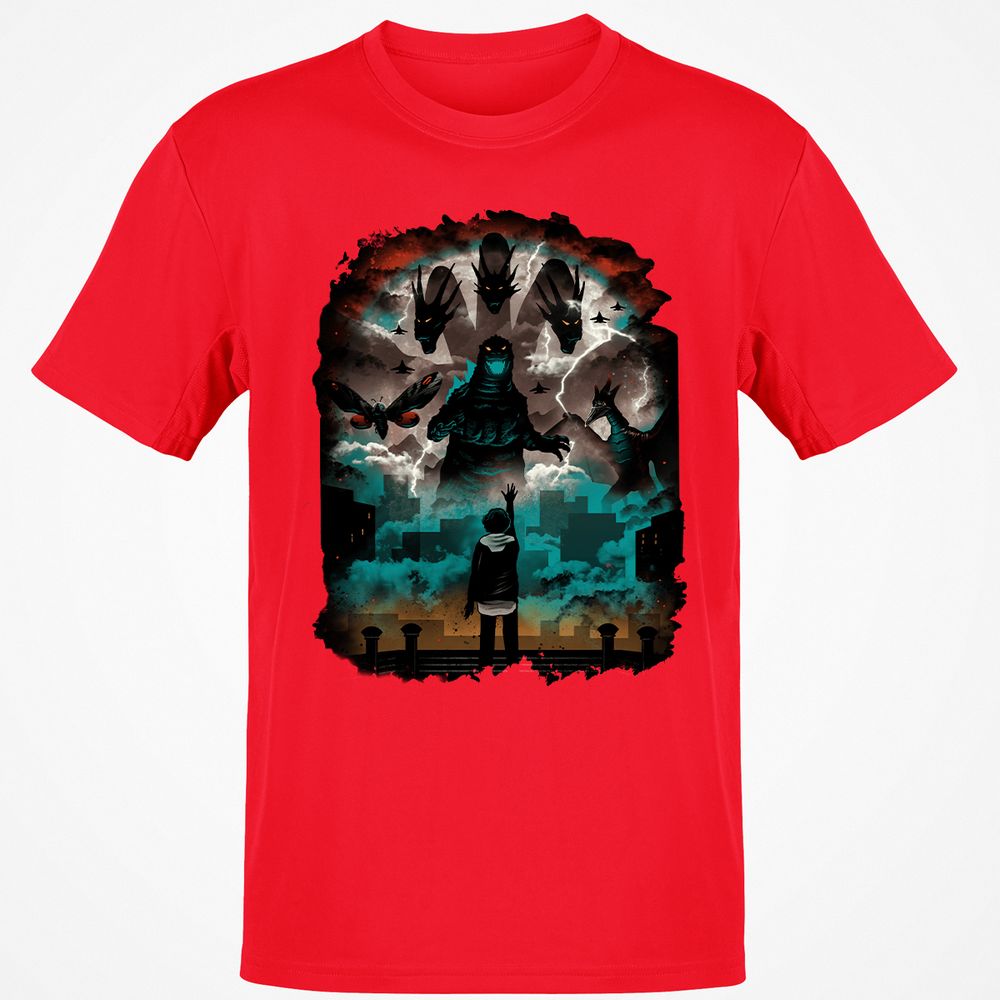 Classic Unisex T-Shirt - EGBAD7VD - Red - 10