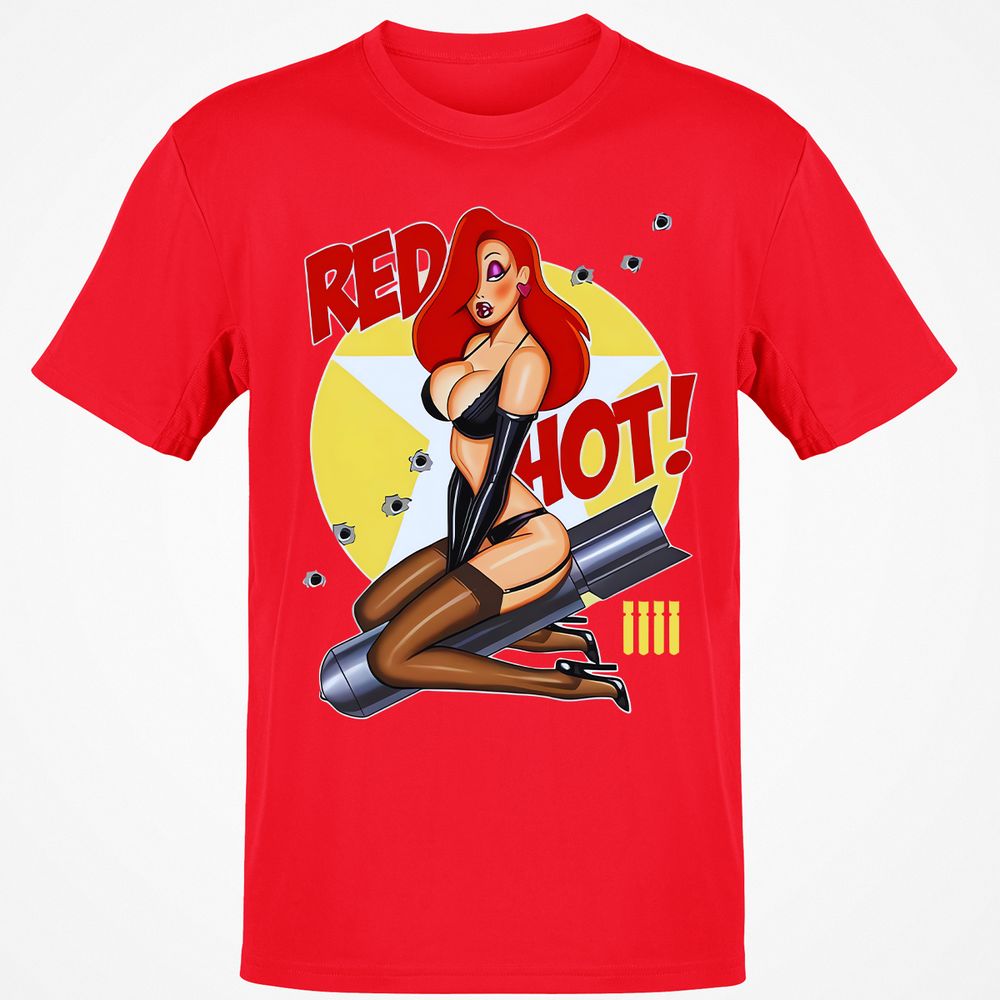 Classic Unisex T-Shirt - CQ84UVJR - Red - 10