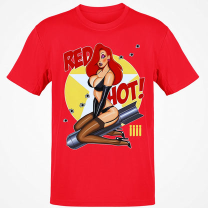 Classic Unisex T-Shirt - CQ84UVJR - Red - 10