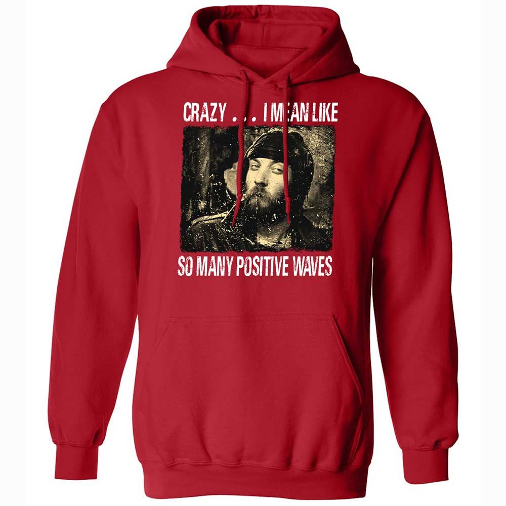 Many positive waves - Red - 10