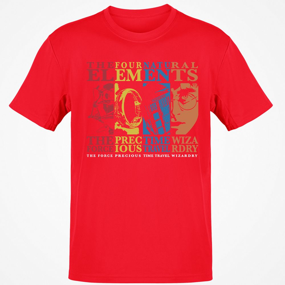 Classic Unisex T-Shirt - HNSF1YH9 - Red - 10