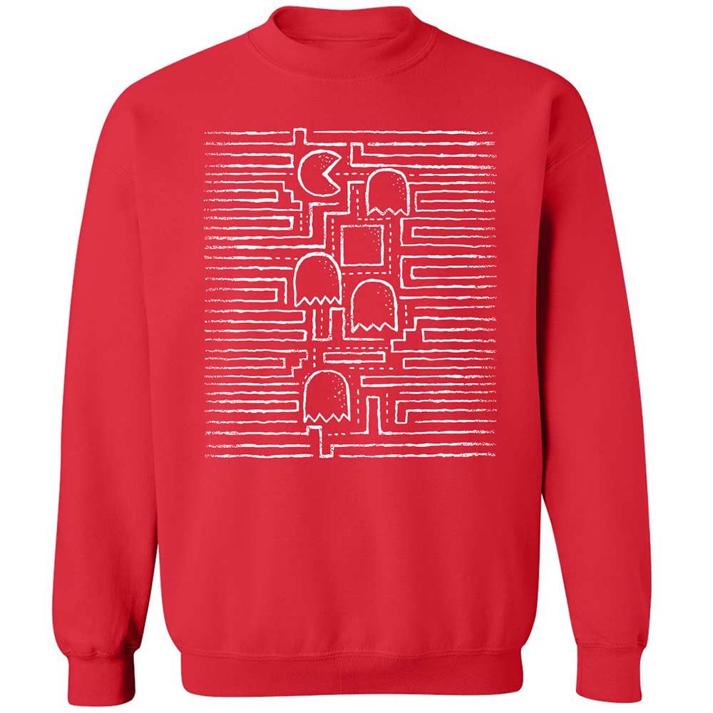 Classic Unisex Sweatshirt - 3Q3TPVRH - Red - 10