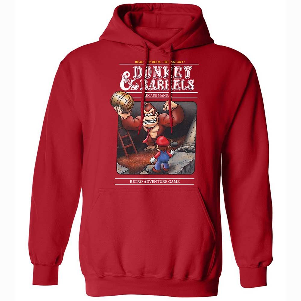 Classic Unisex Hoodie - LTCHY64T - Red - 10