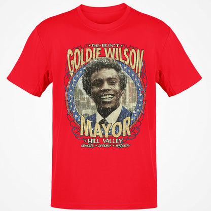 Re-Elect Mayor Goldie Wilson - Red - 10