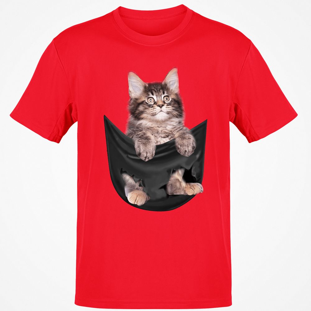 Classic Unisex T-Shirt - UYFGYNMB - Red - 10