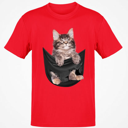 Classic Unisex T-Shirt - UYFGYNMB - Red - 10