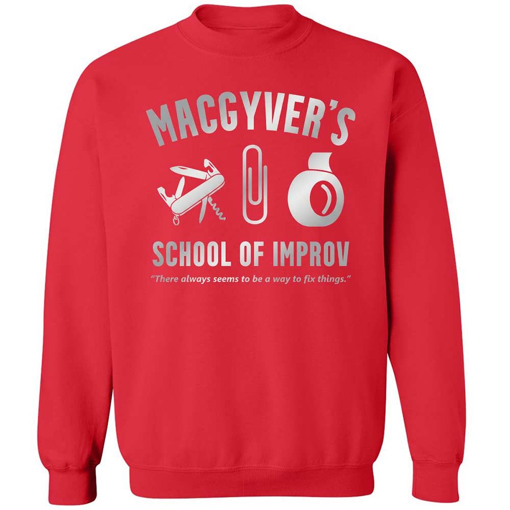 Classic Unisex Sweatshirt - 1WMKJDHV - Red - 10