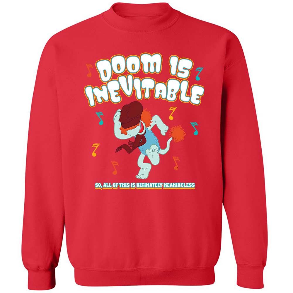 Classic Unisex Sweatshirt - BJM56HHD - Red - 10