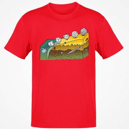 Classic Unisex T-Shirt - L3PDJN56 - Red - 10