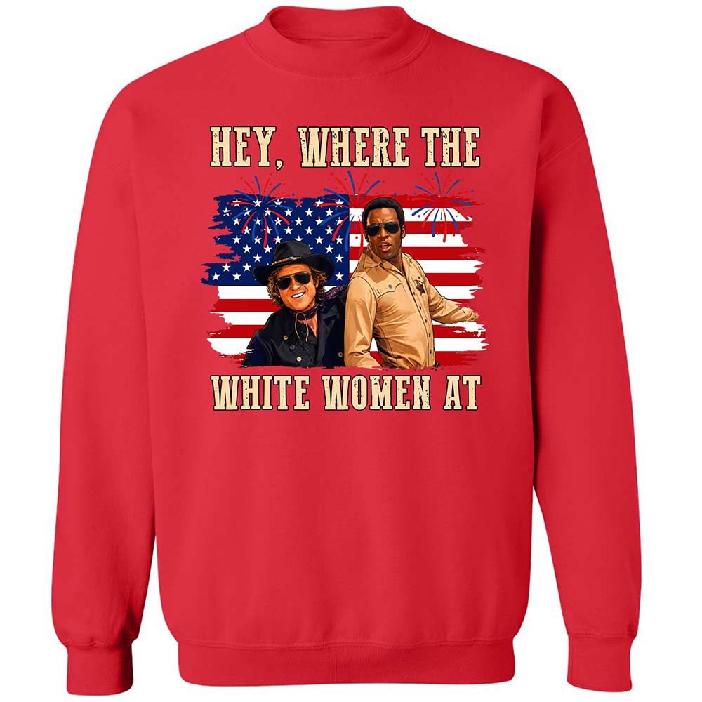Hey Where The White At - Red - 10