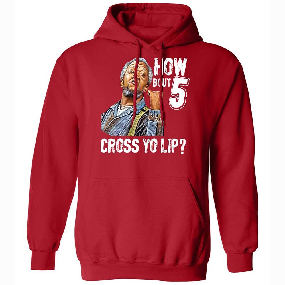 How bout 5 cross yo lip - Red - 10