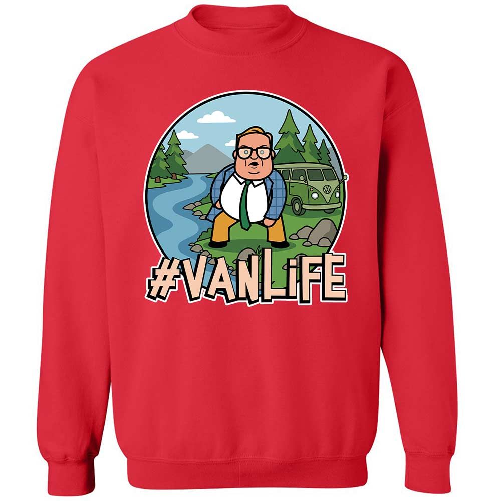 Vanlife living in a van down by the river - Red - 10