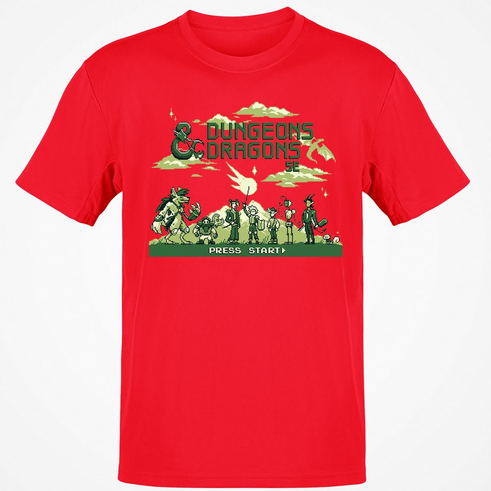 Classic Unisex T-Shirt - 5LEG2RJR - Red - 10