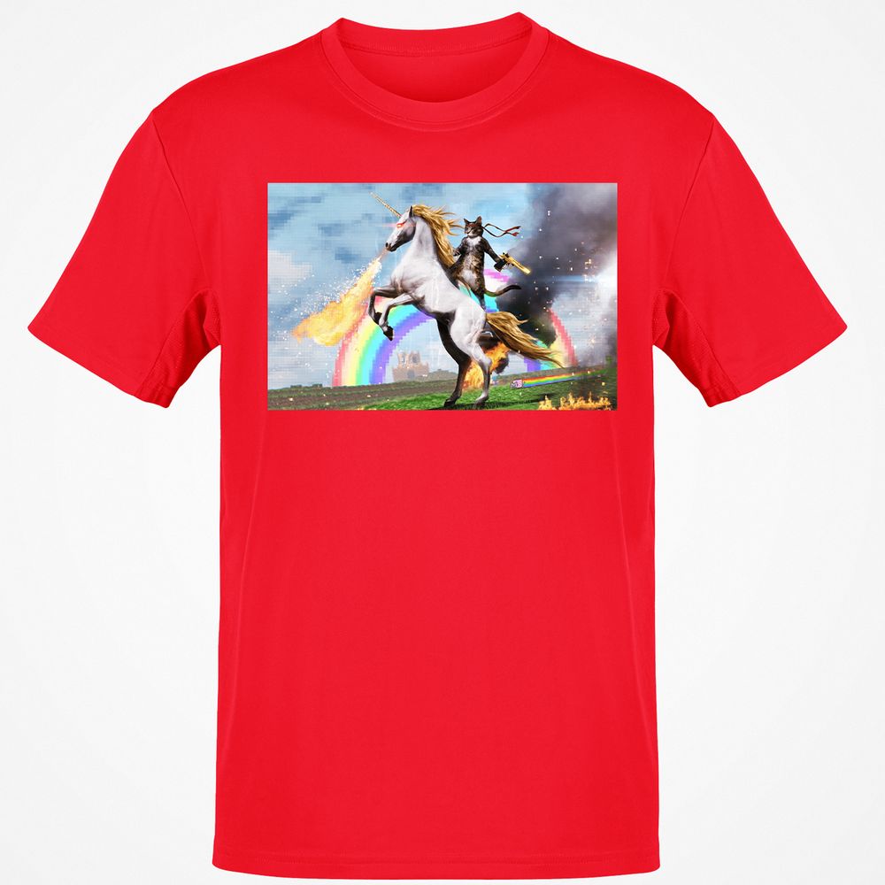 Classic Unisex T-Shirt - P8BZFVHX - Red - 10