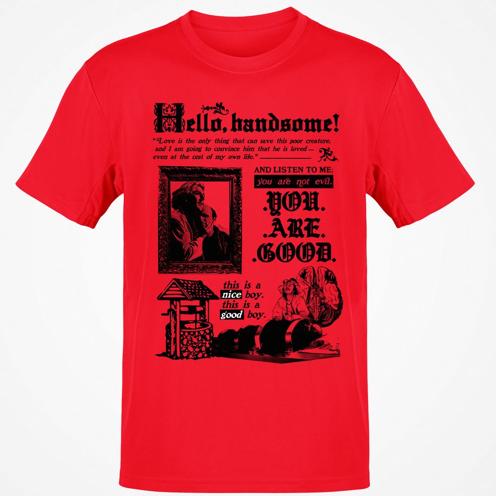 Classic Unisex T-Shirt - K5G5XZBJ - Red - 10