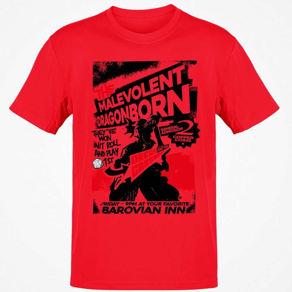 Classic Unisex T-Shirt - 9E585LZE - Red - 10