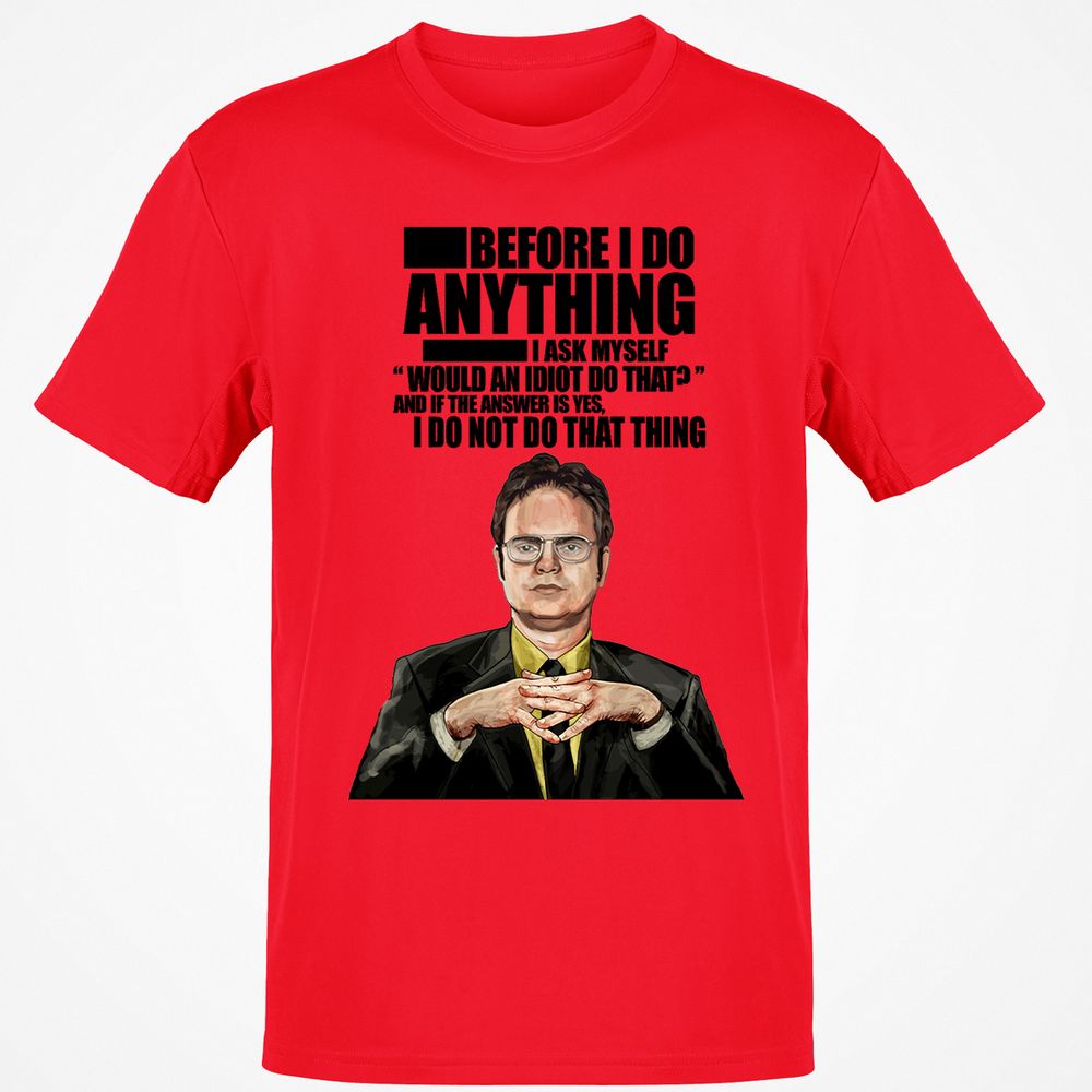 Classic Unisex T-Shirt - V2S5LW9W - Red - 10