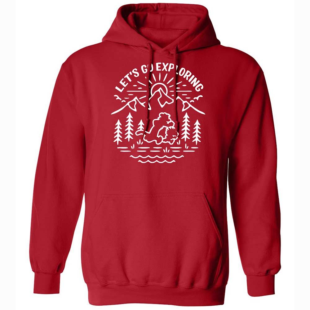 Classic Unisex Hoodie - EFQ7QKBG - Red - 10