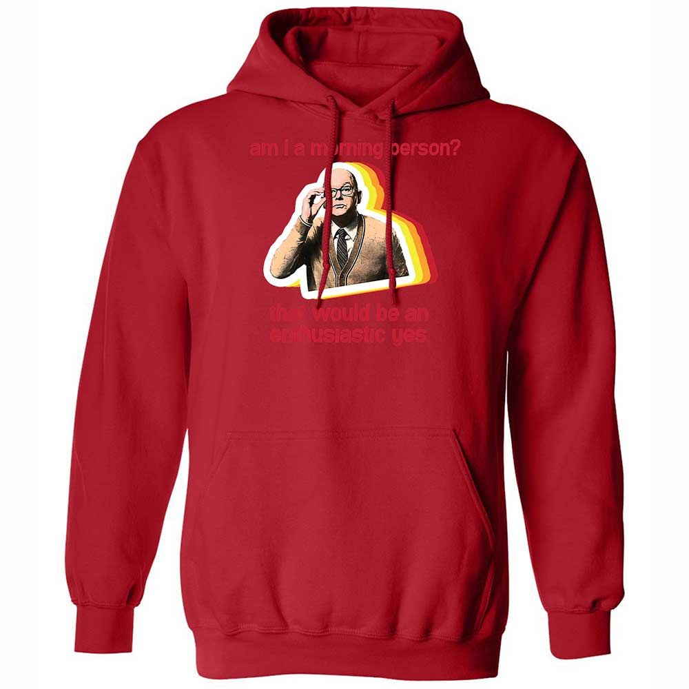 Classic Unisex Hoodie - ASFD7SLT - Red - 10