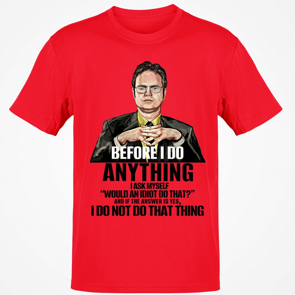 Classic Unisex T-Shirt - 5B3HACJX - Red - 10