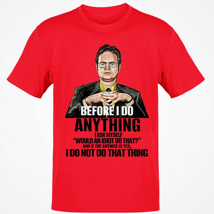 Classic Unisex T-Shirt - 5B3HACJX - Red - 10