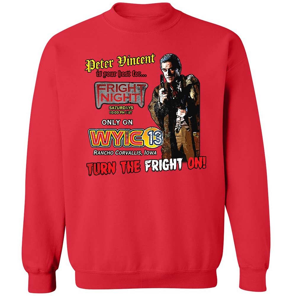 Peter Vincent Fright horror night cult - Red - 10