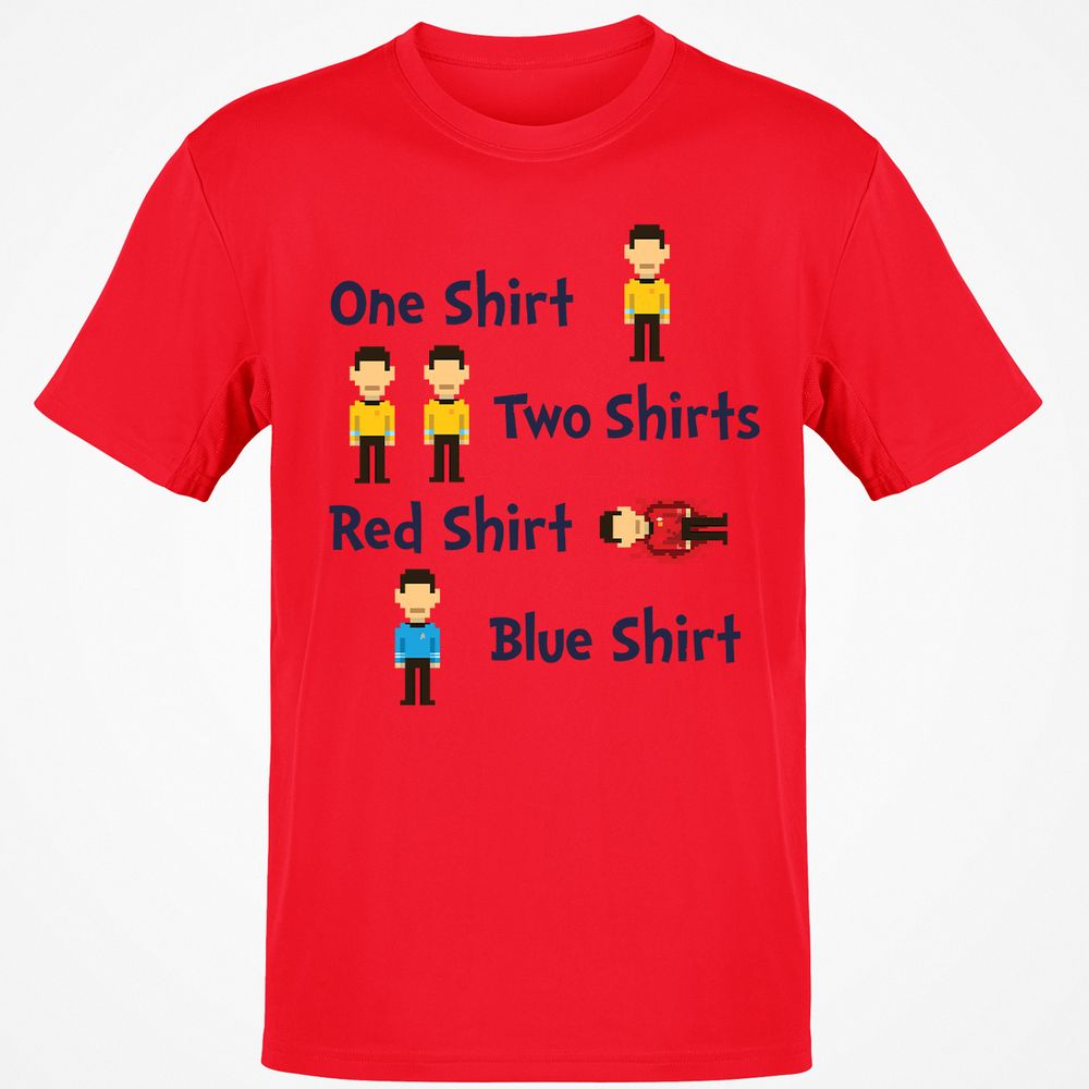 Red Shirt, Blue Shirt - Red - 10