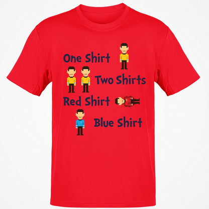 Red Shirt, Blue Shirt - Red - 10
