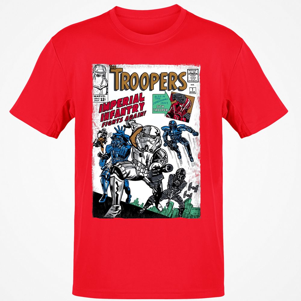 Classic Unisex T-Shirt - U73YU5F9 - Red - 10