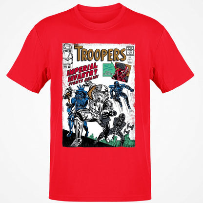 Classic Unisex T-Shirt - U73YU5F9 - Red - 10