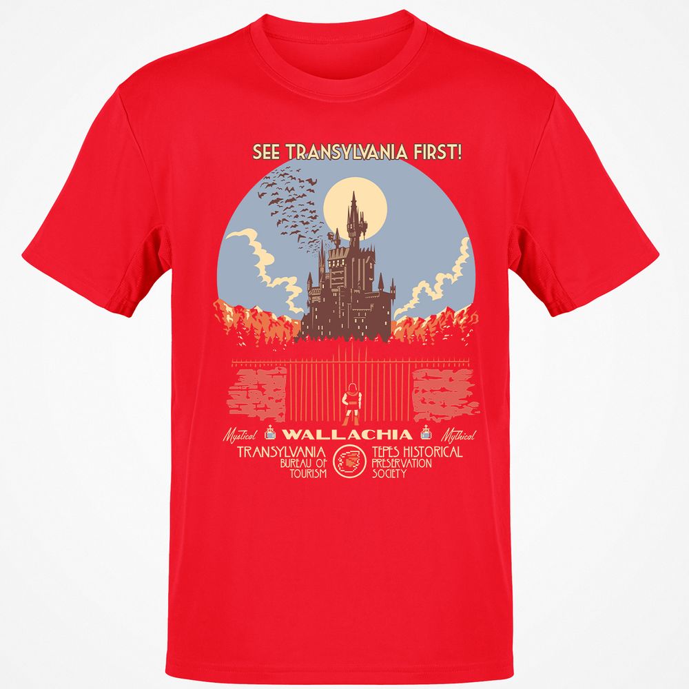 Classic Unisex T-Shirt - M7VYJN25 - Red - 10