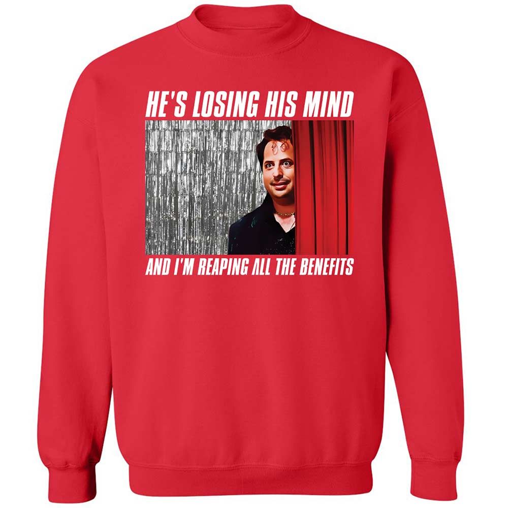 Classic Unisex Sweatshirt - FLWQJEGJ - Red - 10