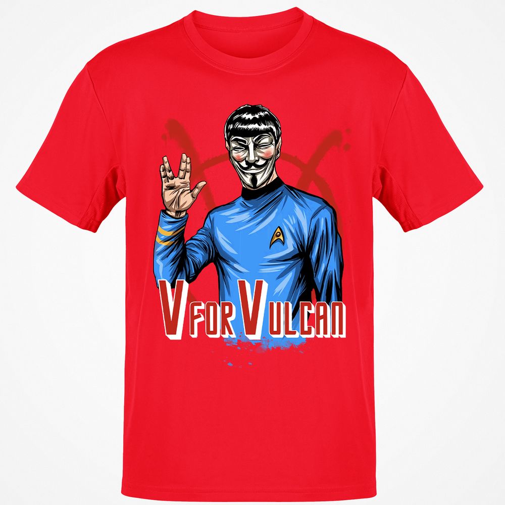 Classic Unisex T-Shirt - E44NDDRS - Red - 10