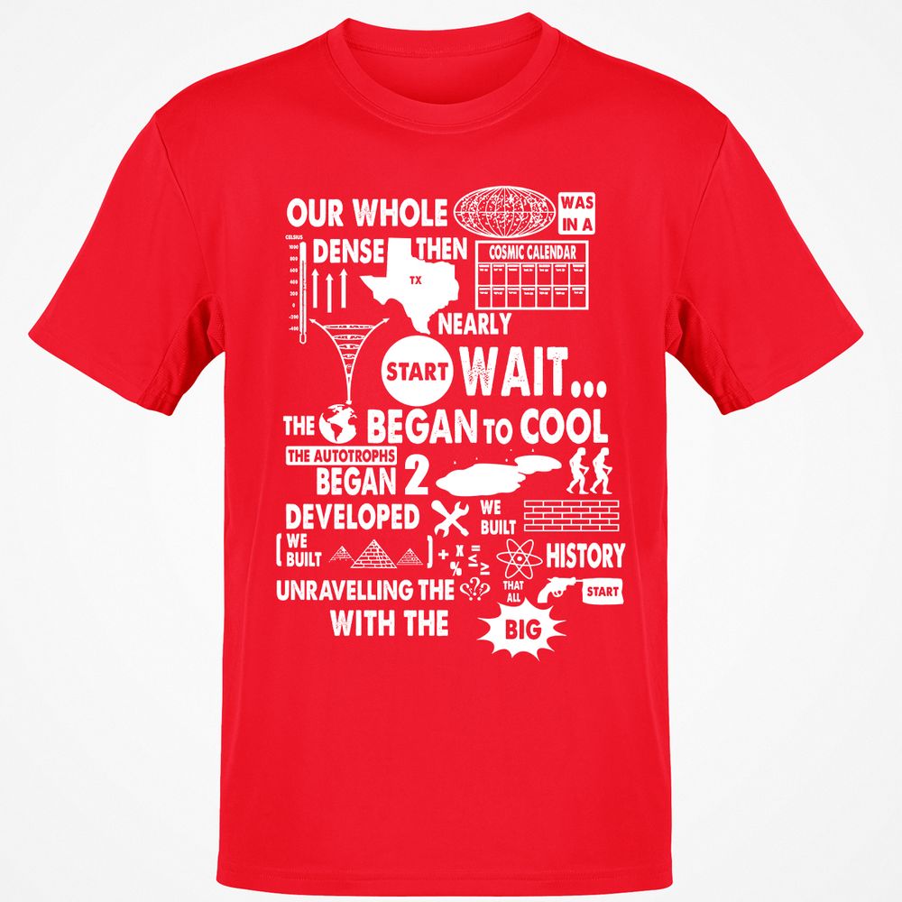 Classic Unisex T-Shirt - RX6NRL7V - Red - 10