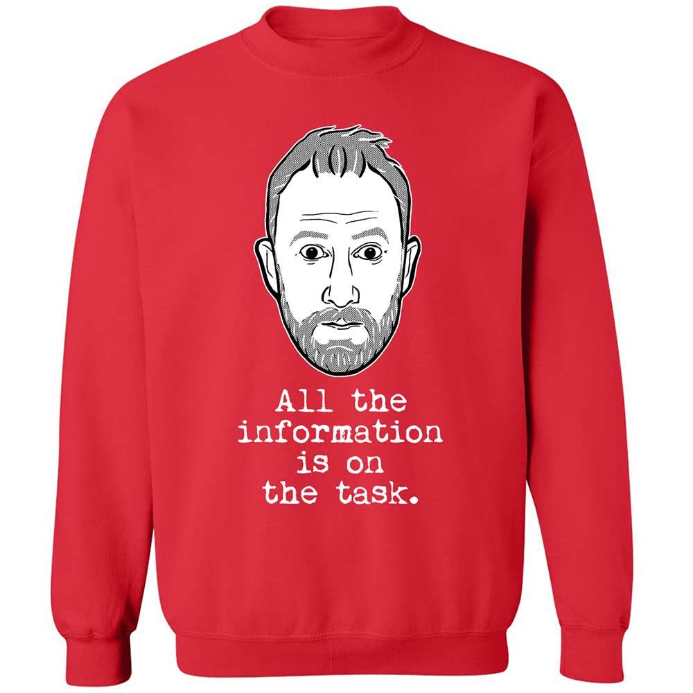 All the information is on the task - Red - 10