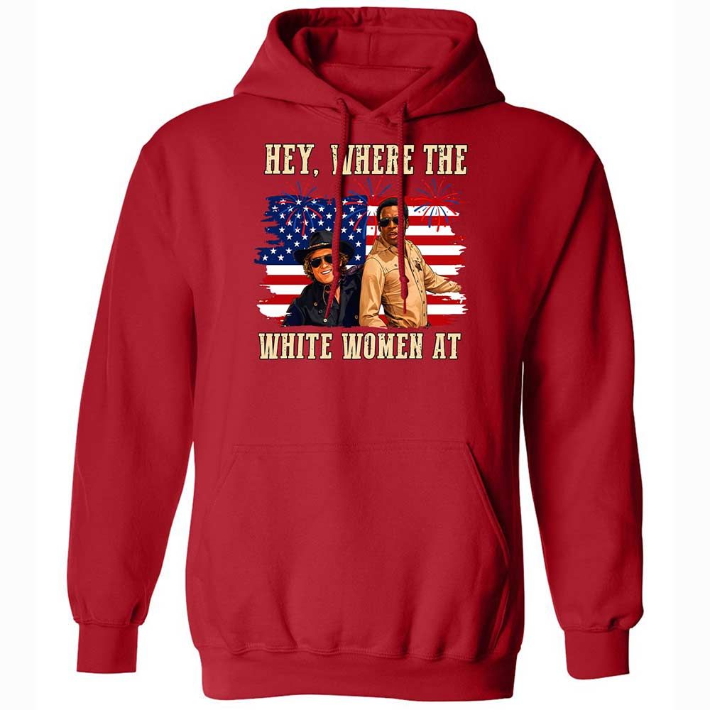 Hey Where The White At - Red - 10