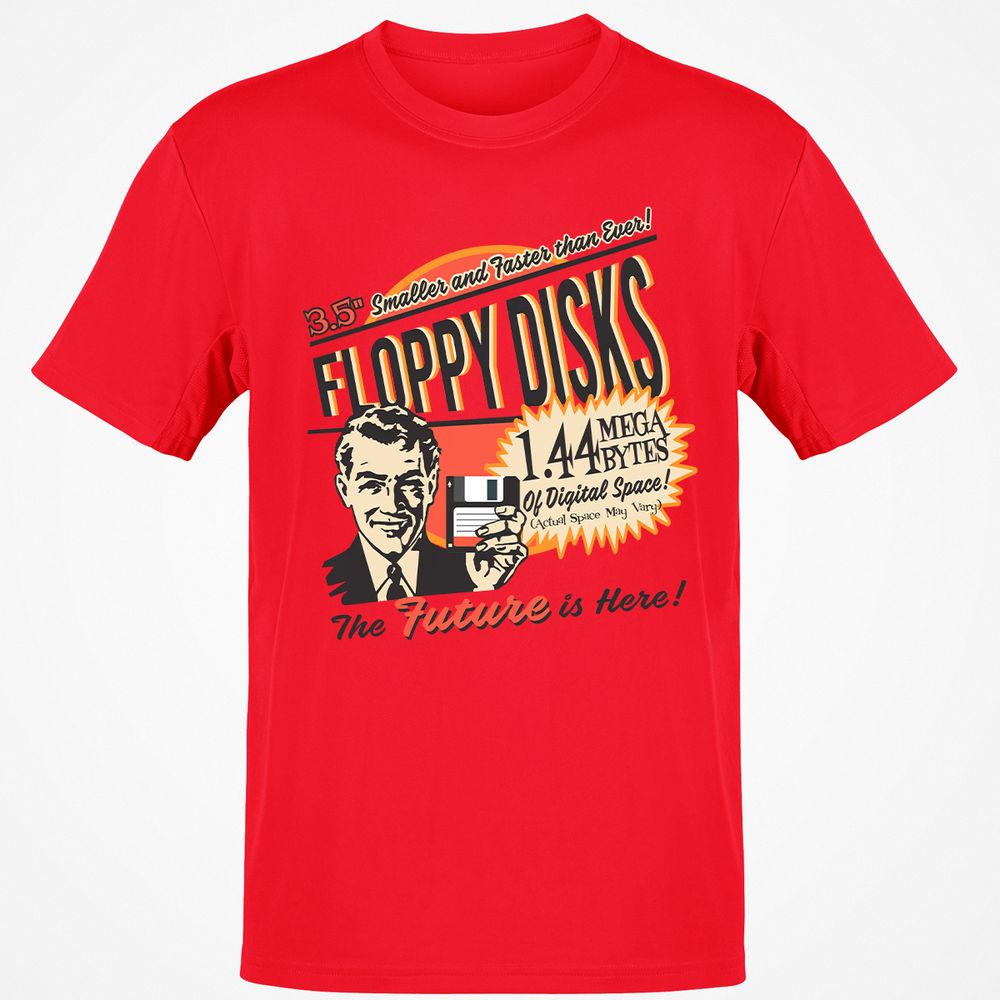 Floppy Disk Retro - Red - 10