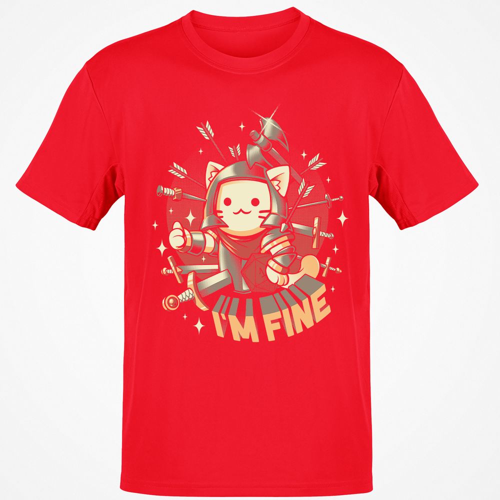 Classic Unisex T-Shirt - 4HTZAEKF - Red - 10