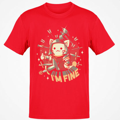 Classic Unisex T-Shirt - 4HTZAEKF - Red - 10