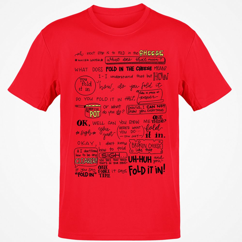 Classic Unisex T-Shirt - AWU8M16L - Red - 10
