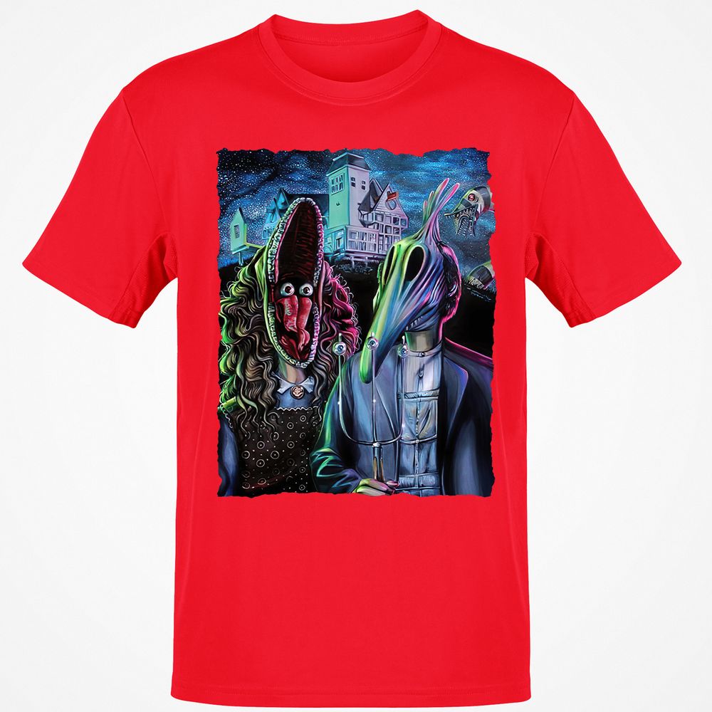 Classic Unisex T-Shirt - LP5EG6YX - Red - 10