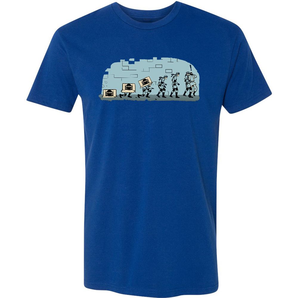 Premium Unisex T-Shirt - 8EDMRWRR - Royal - 10