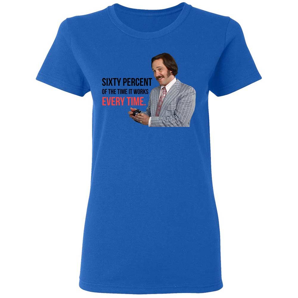 Women's T-Shirt - 871B9KUT - Royal - 10