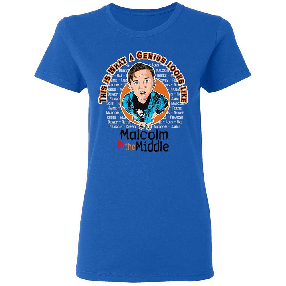Women's T-Shirt - 2XF6UQRQ - Royal - 10